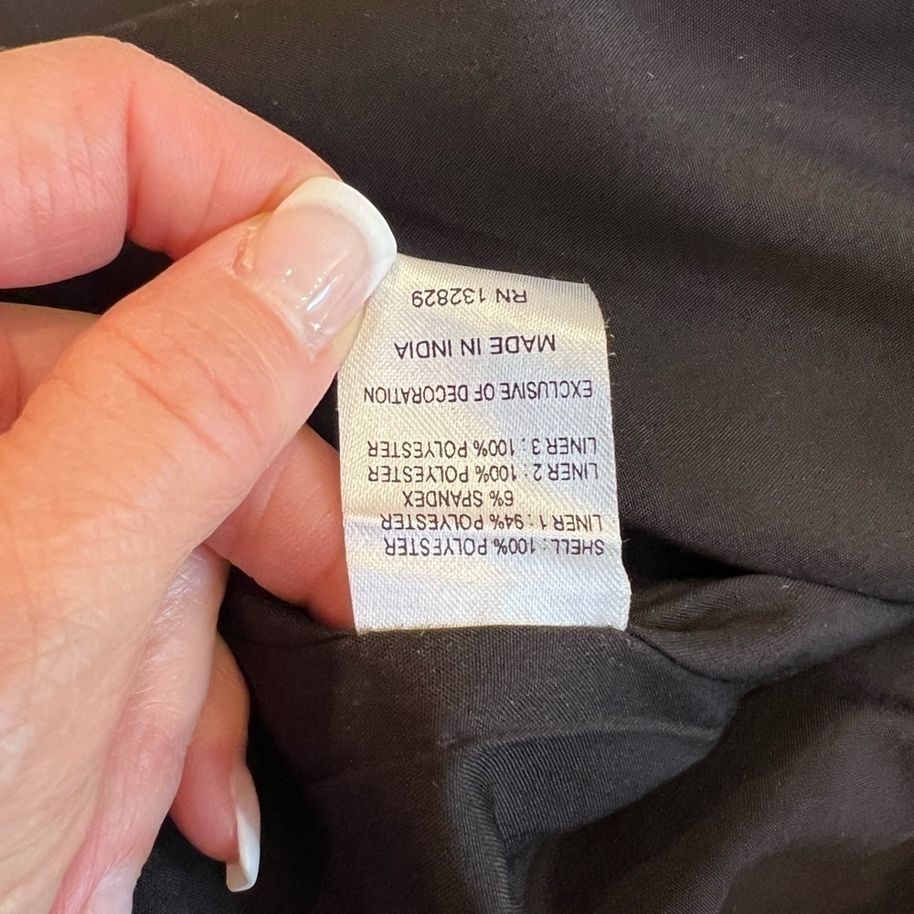 NBD Black Silver Sequin Strapless Mini Cocktail Dress S - Picture 5 of 6